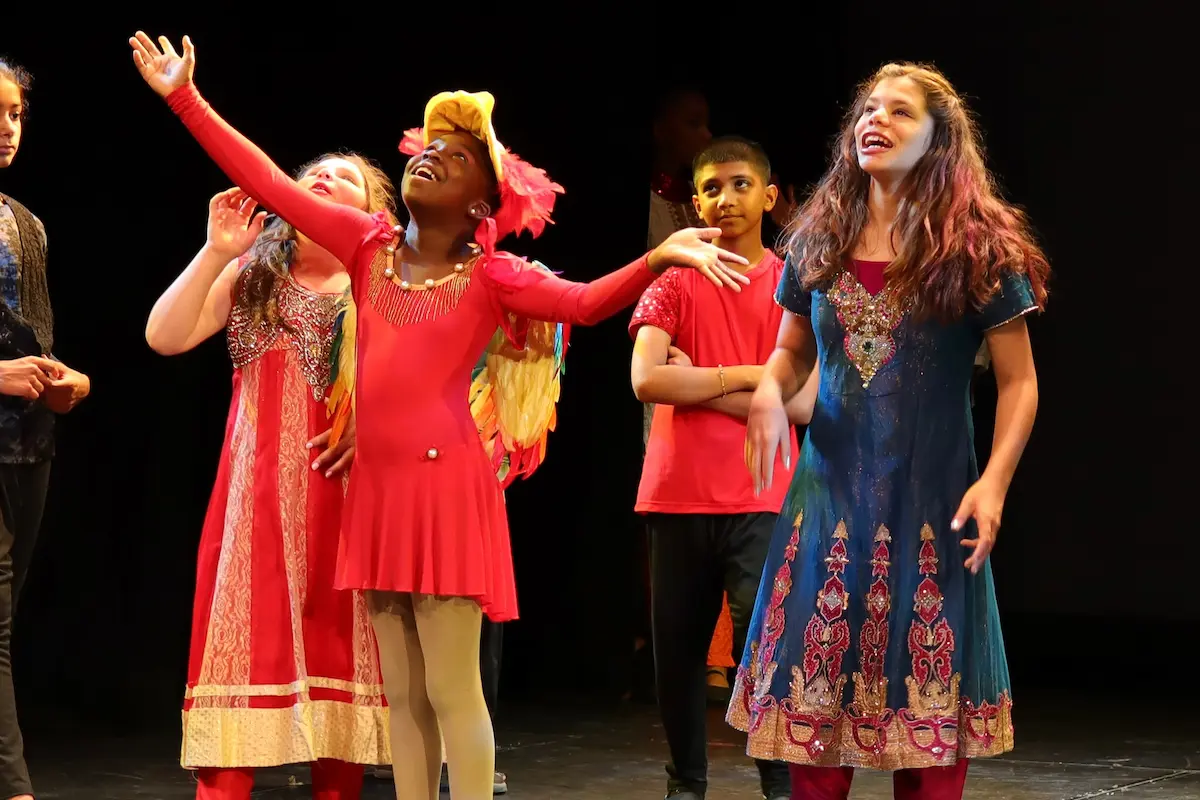 SYNERGY students performing a Disney musical number Brampton