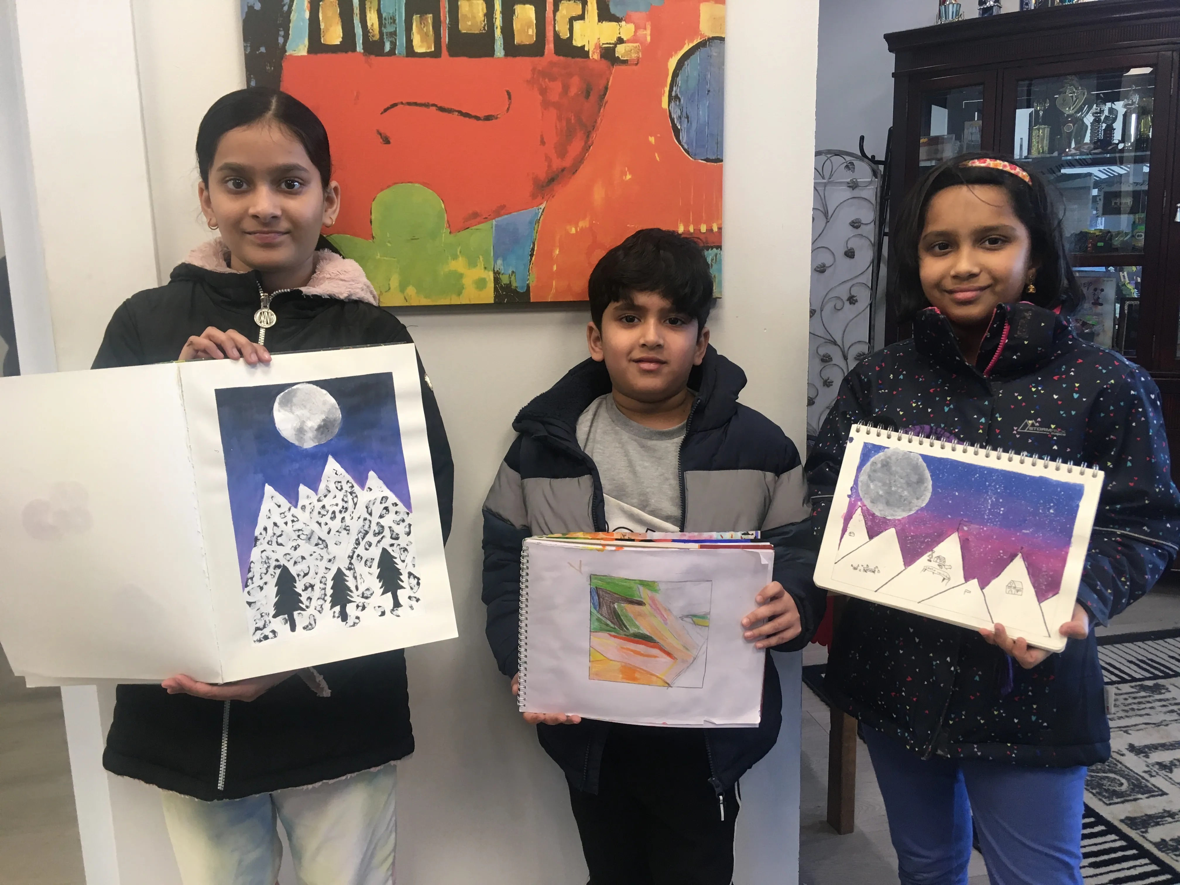 Group art lessons at Synergy Music Academy in Brampton