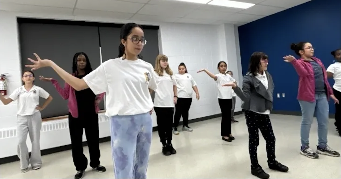 SYNERGY students performing at community event Brampton