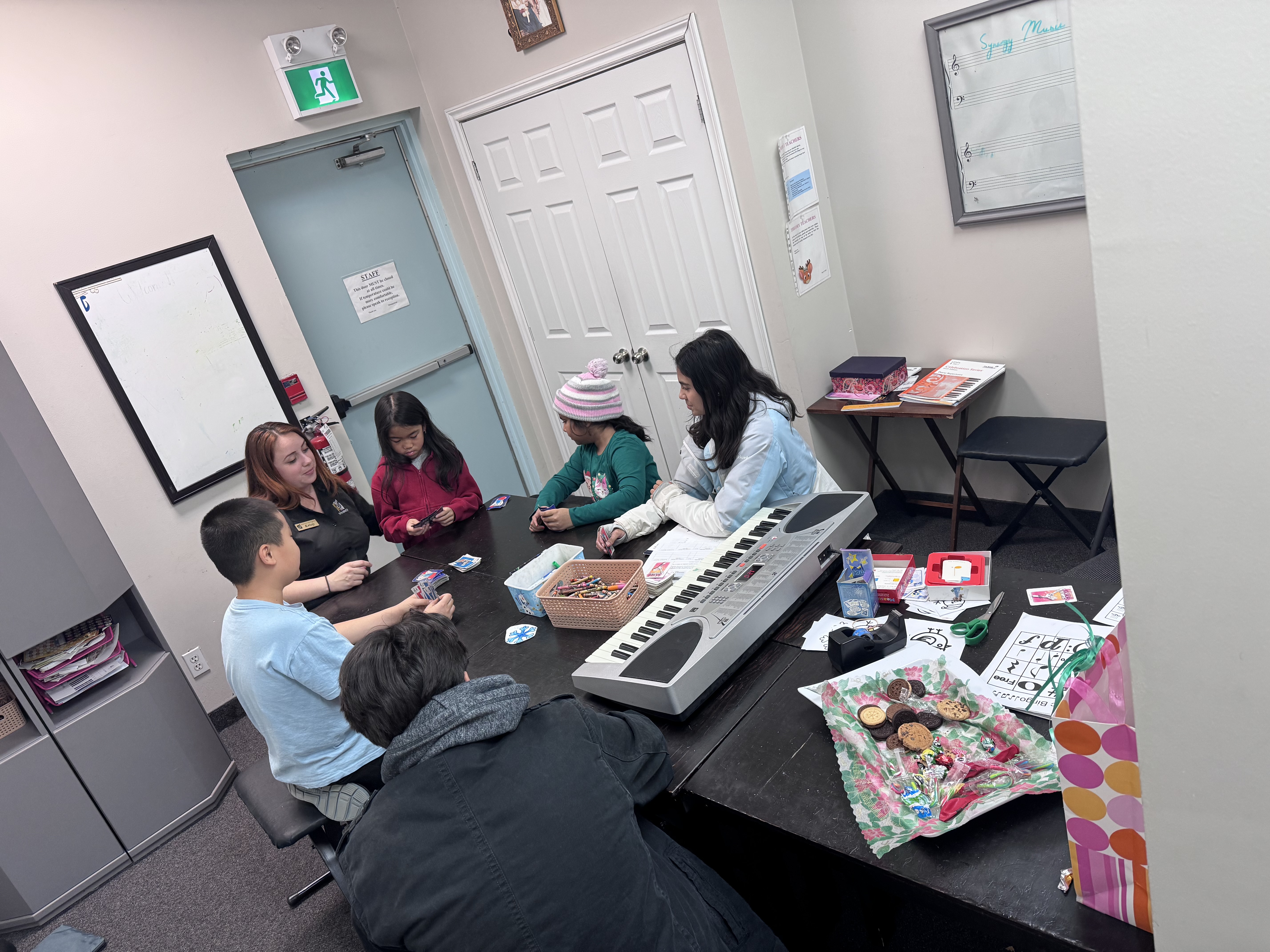Group Class in Summer Camp at Synergy Music Academy