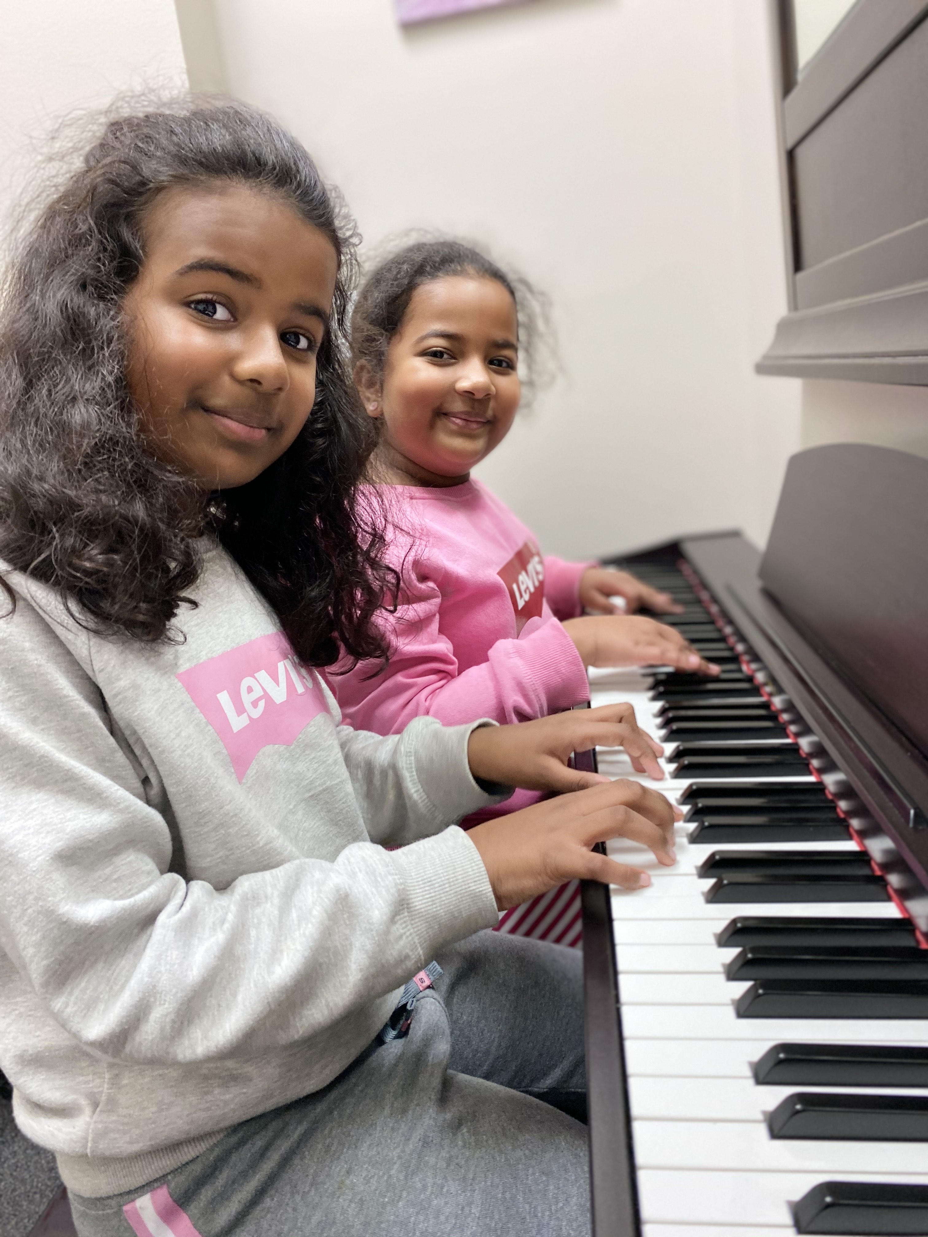Piano students at SYNERGY Performing Arts Academy Brampton