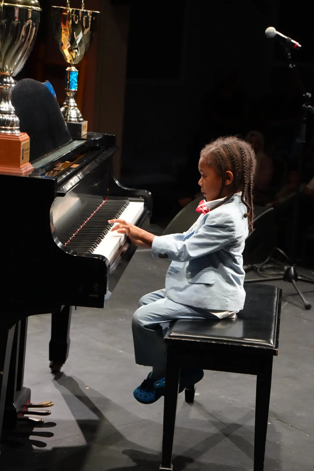 Piano lesson at SYNERGY